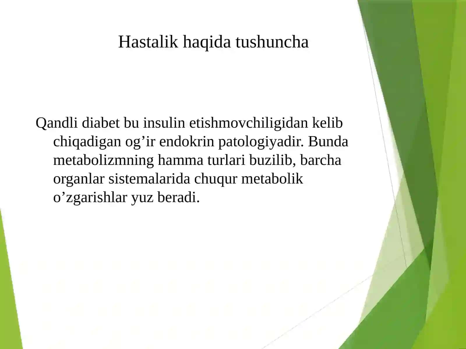 Qandlidiabet mavzusi 3