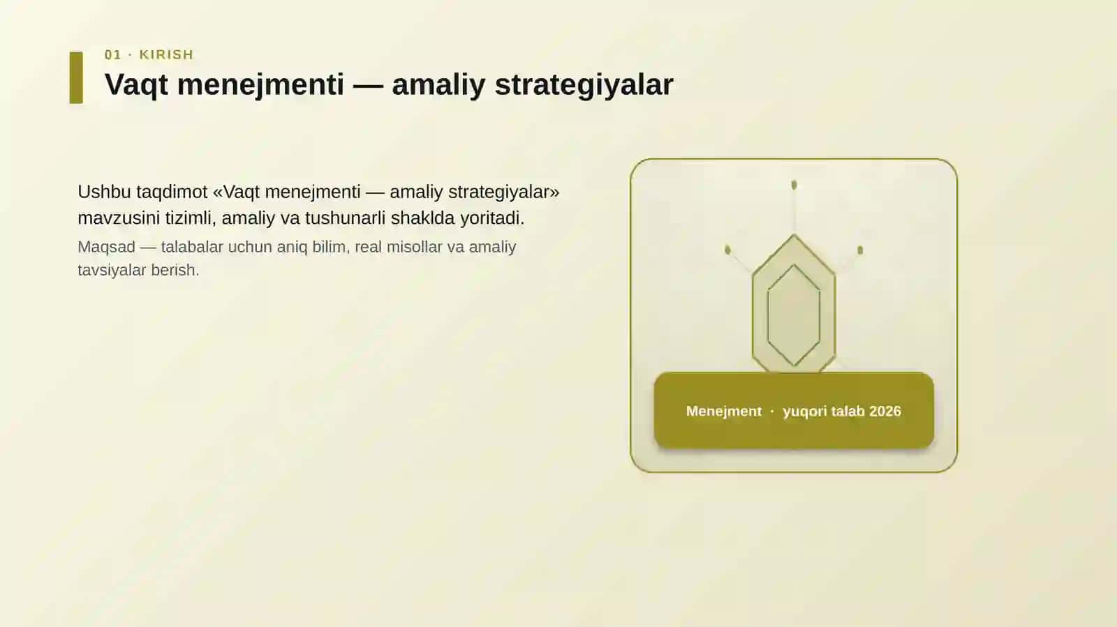 Vaqt menejmenti — amaliy strategiyalar 3