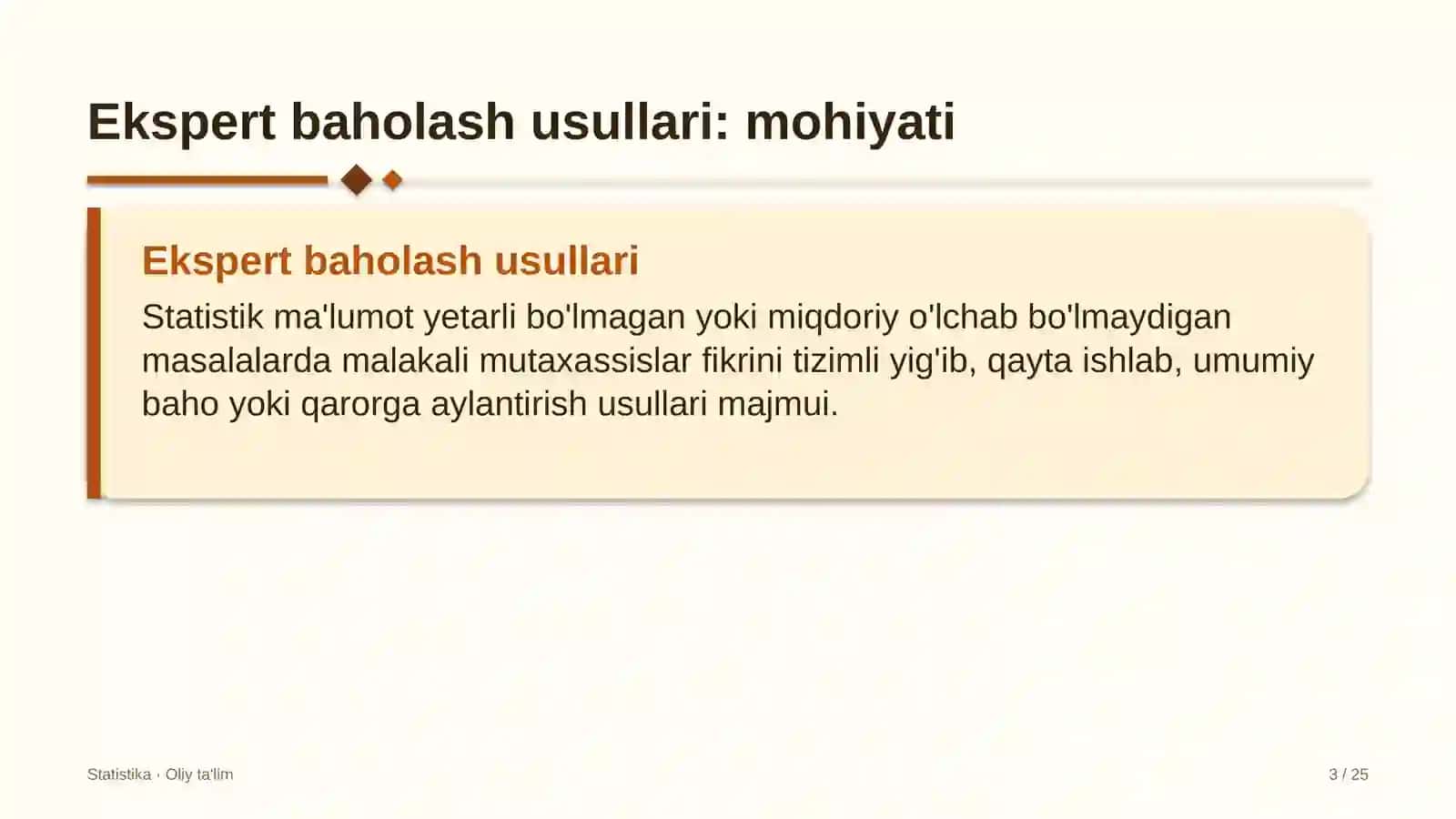 Sport turizmida ekspert baholash usullari 3