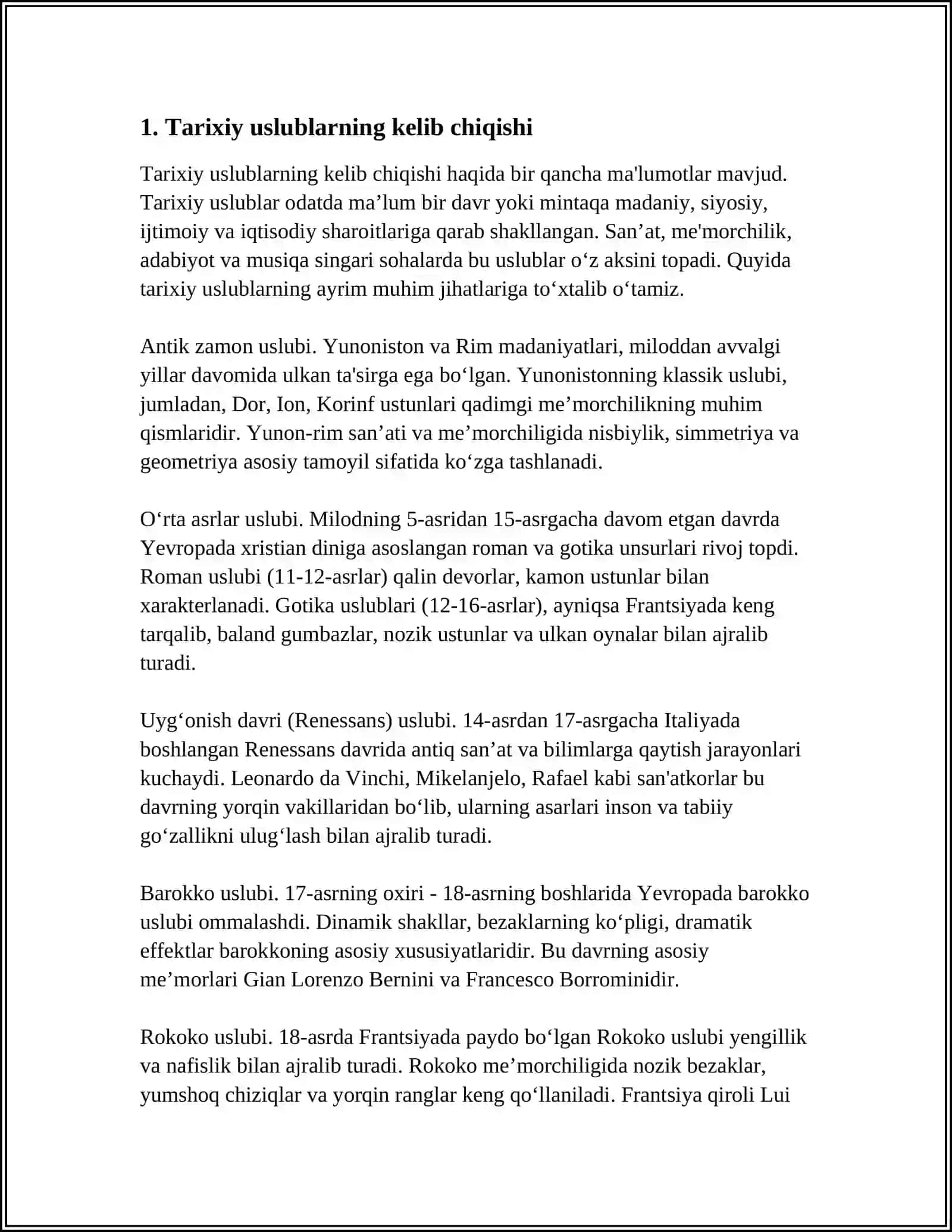 MAXSUS TARIXIY USLUBLAR 3