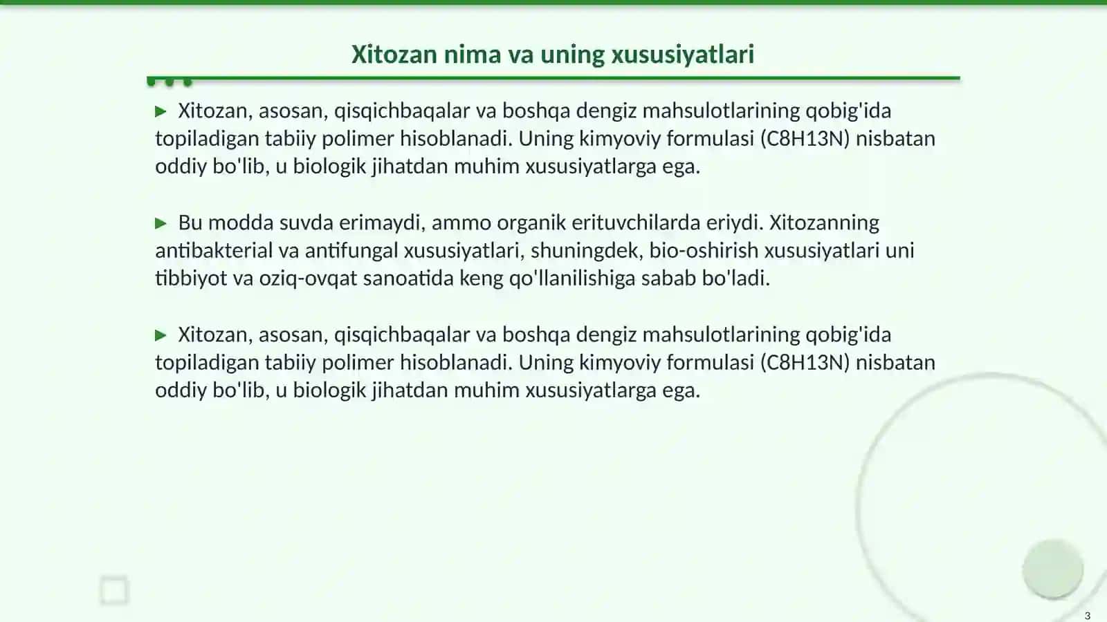 Хitоzаn, pеktin, fibrоinlаrni оlish vа tоzаlаsh usullаri 3