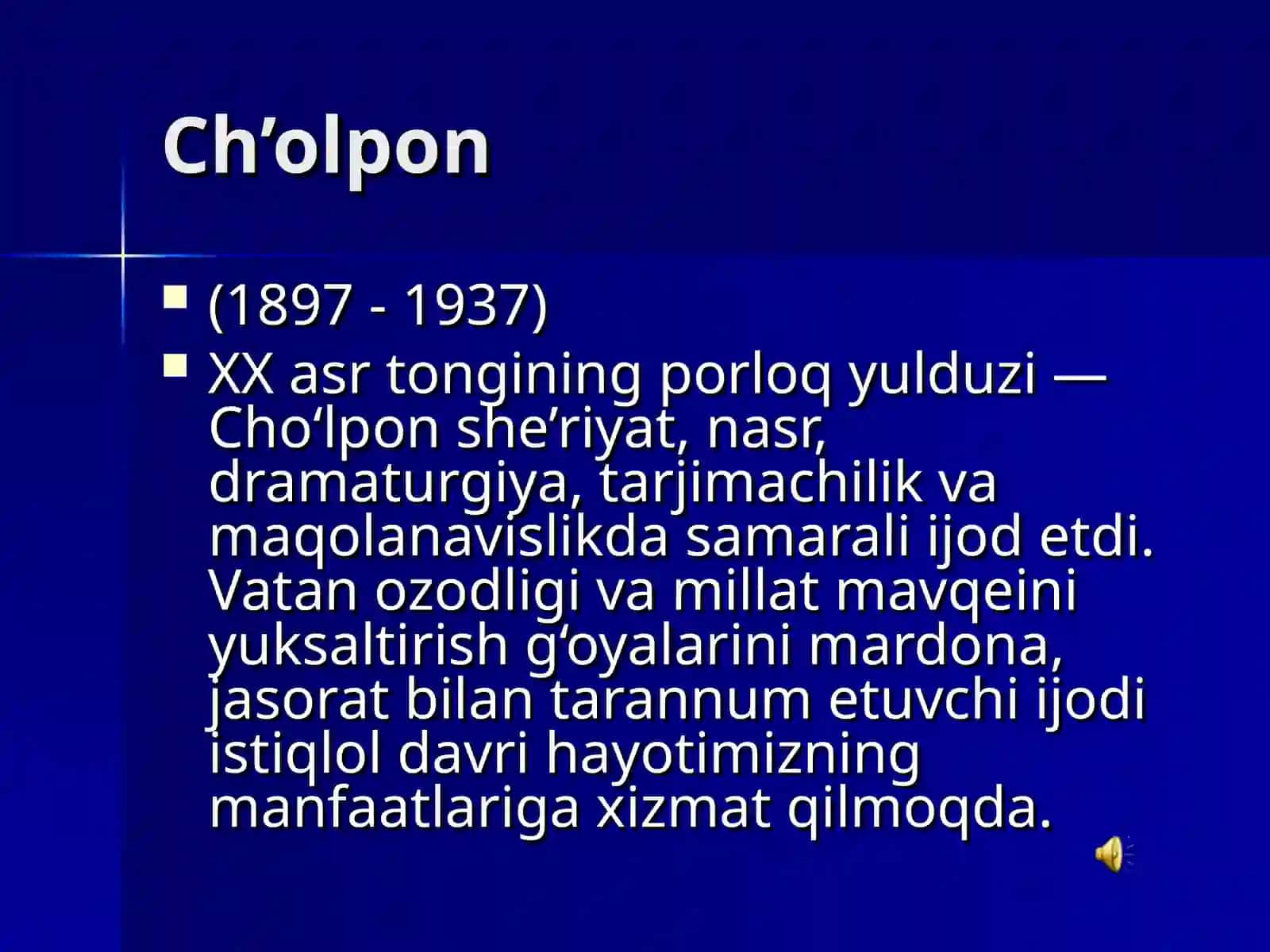 Abdulhamid Sulaymon o’g’li Cho’lpon 3