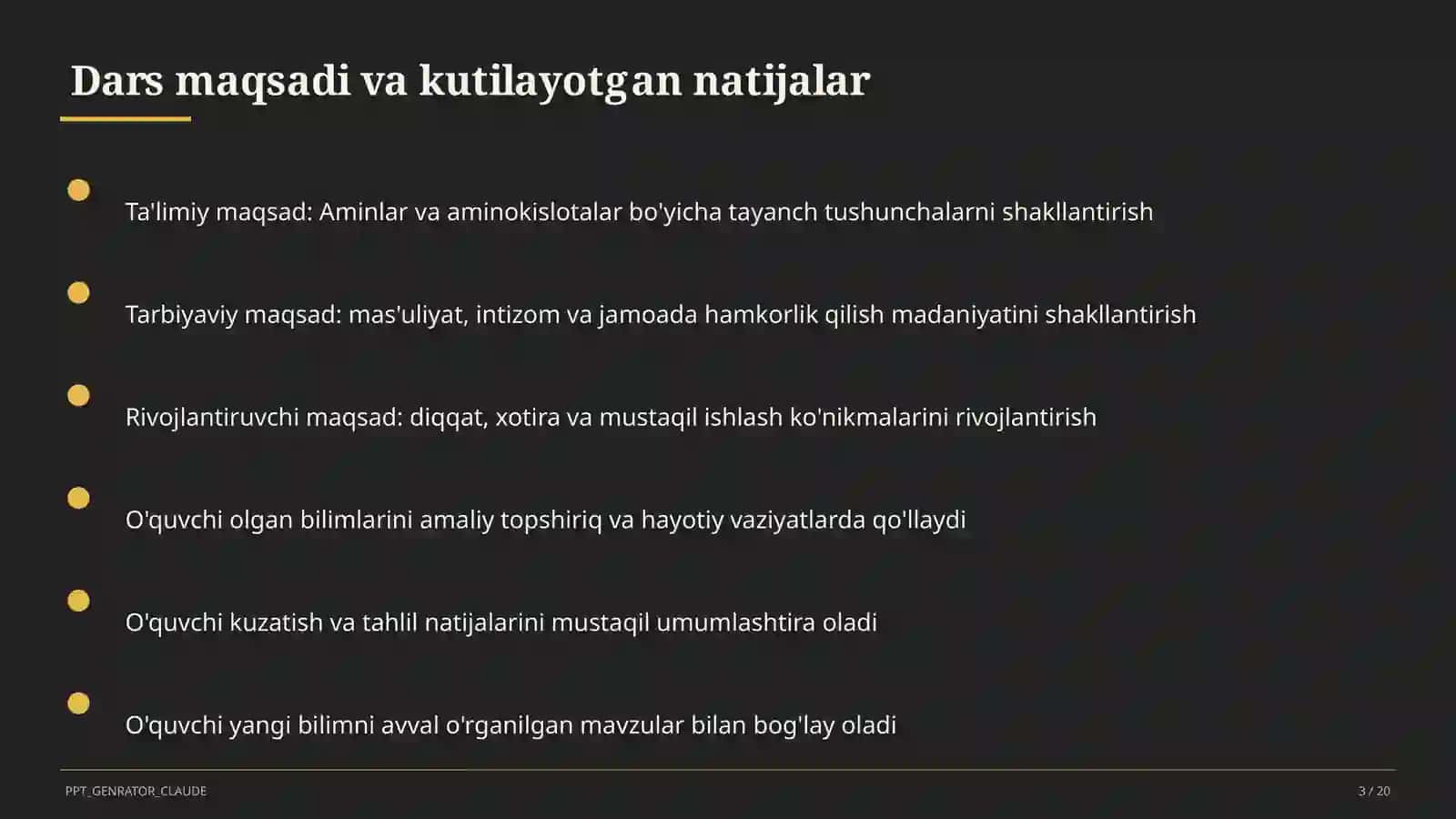Aminlar va aminokislotalar (11-sinf) 3