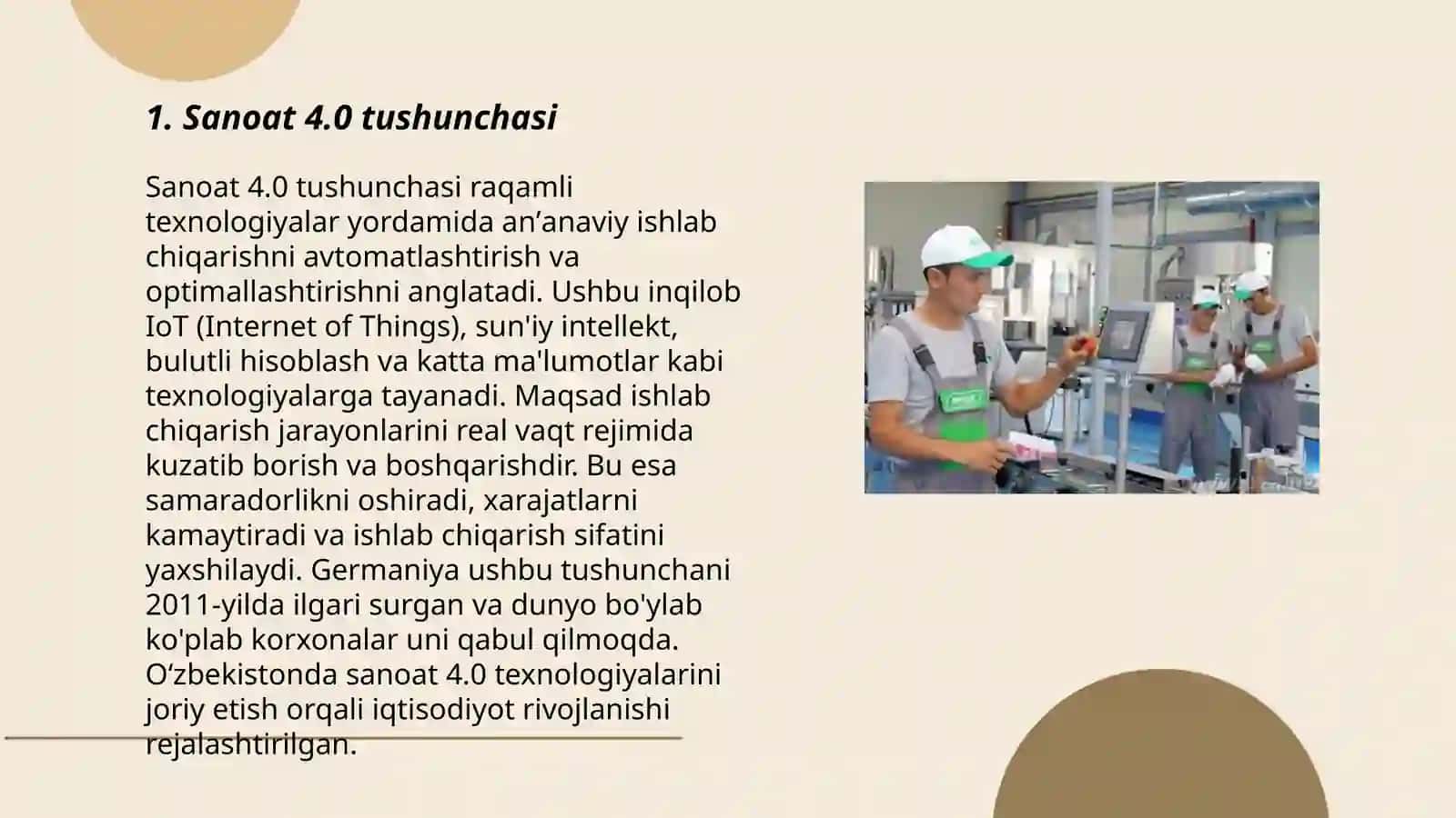 Sanoat 4.0 tushunchasi tamoyillari va tarkibiy qisimlari 3