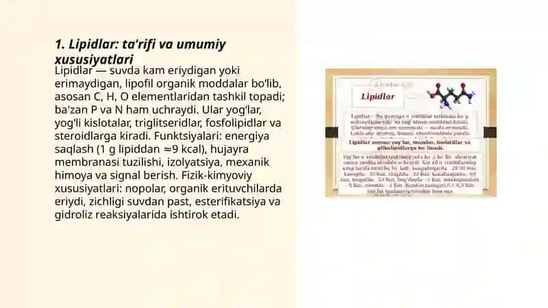 Lipidlar 3