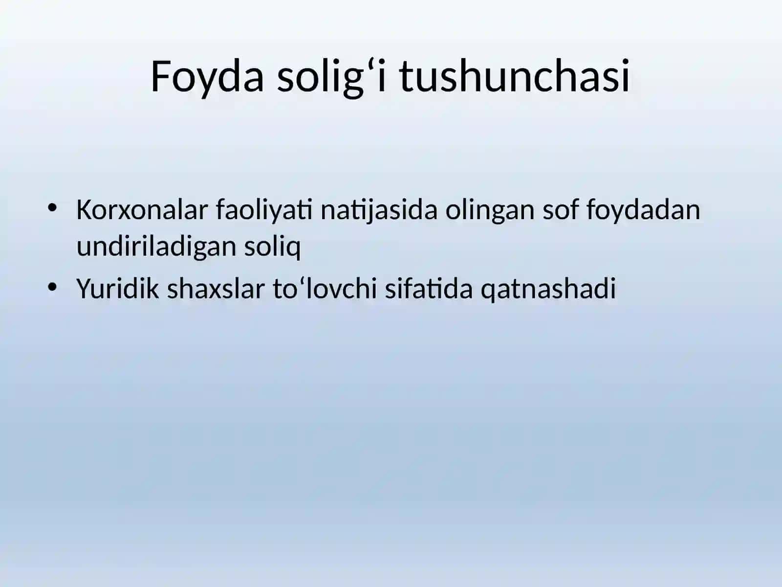 Foydasolig‘i 3