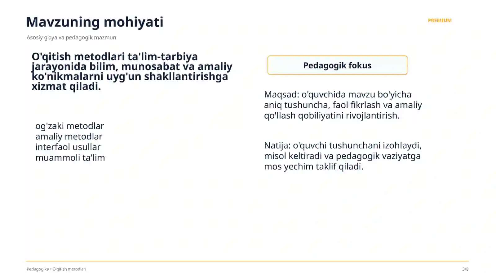 O'qitish metodlari 3