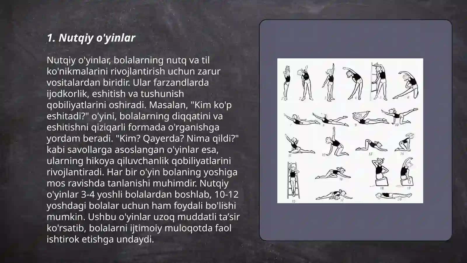 Nutqiy o'yinlar 3