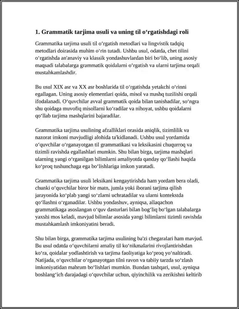TILLARNI OʻRGANISH METODLARI, METODOLOGIYASI. LINGVISTIK TADQIQ METODLARI 3