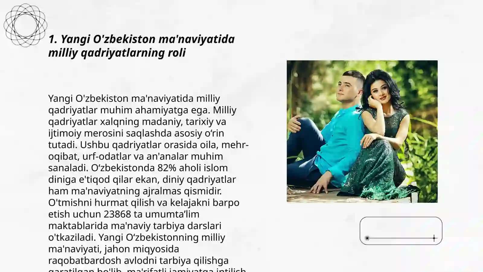 Yangi Oʼzbekistonda amalga oshirilayotgan manaviy oʼzgarishlar 3