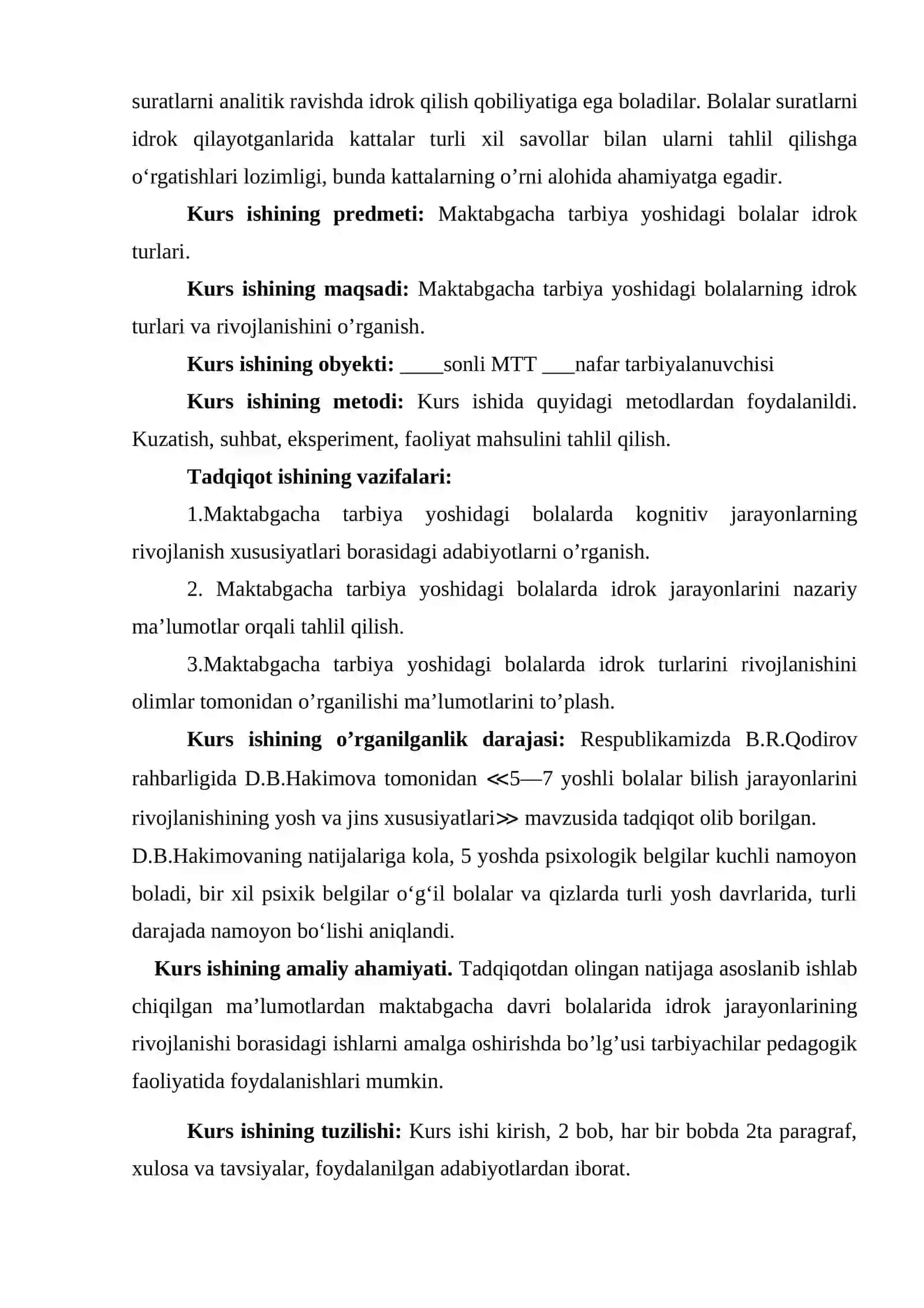 Maktabgacha davri bolalarida idrok jarayonlarining rivojlanishi 3