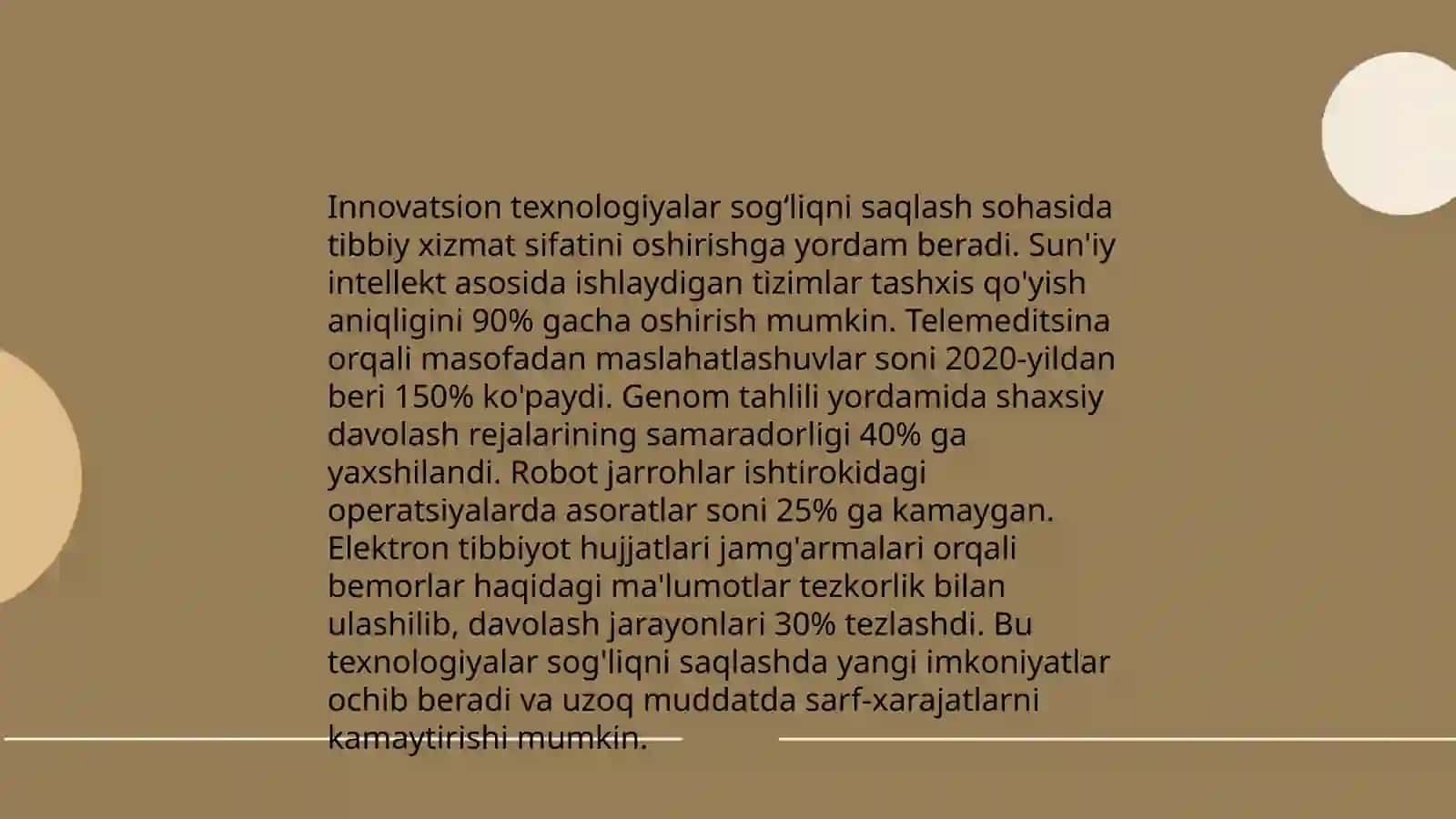 Oʻzbekistonda sogʻliqni saqlash tizimidagi islohotlar va ularning seminal mazmun mohiyatlari 3