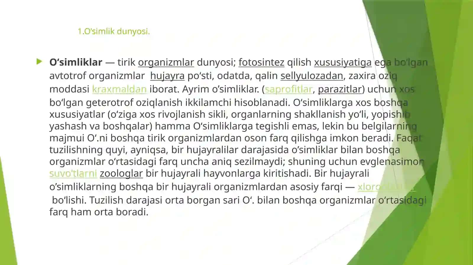 O’simlik va hayvonot dunyosini muhofaza qilish 3