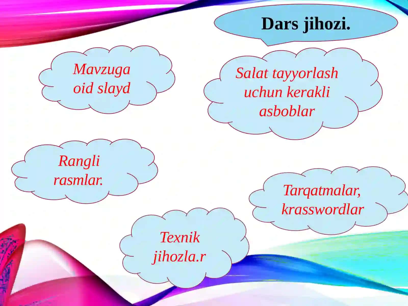 TO’YIMLISALATLAR TAYYORLASH 3