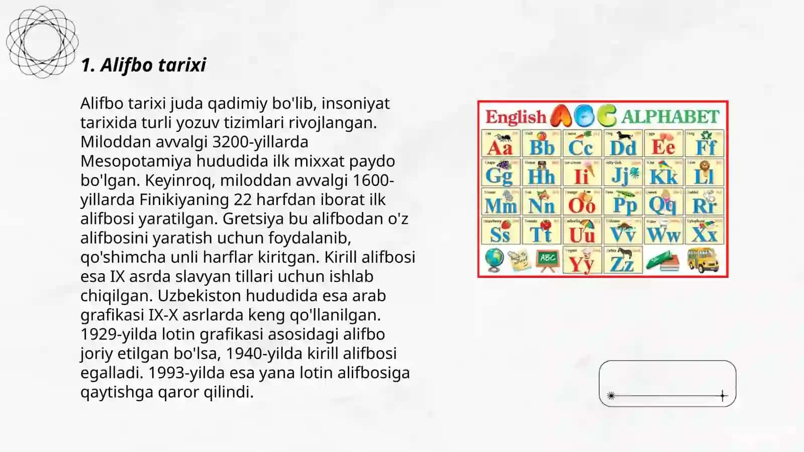 Alifbo (alfavit) 3