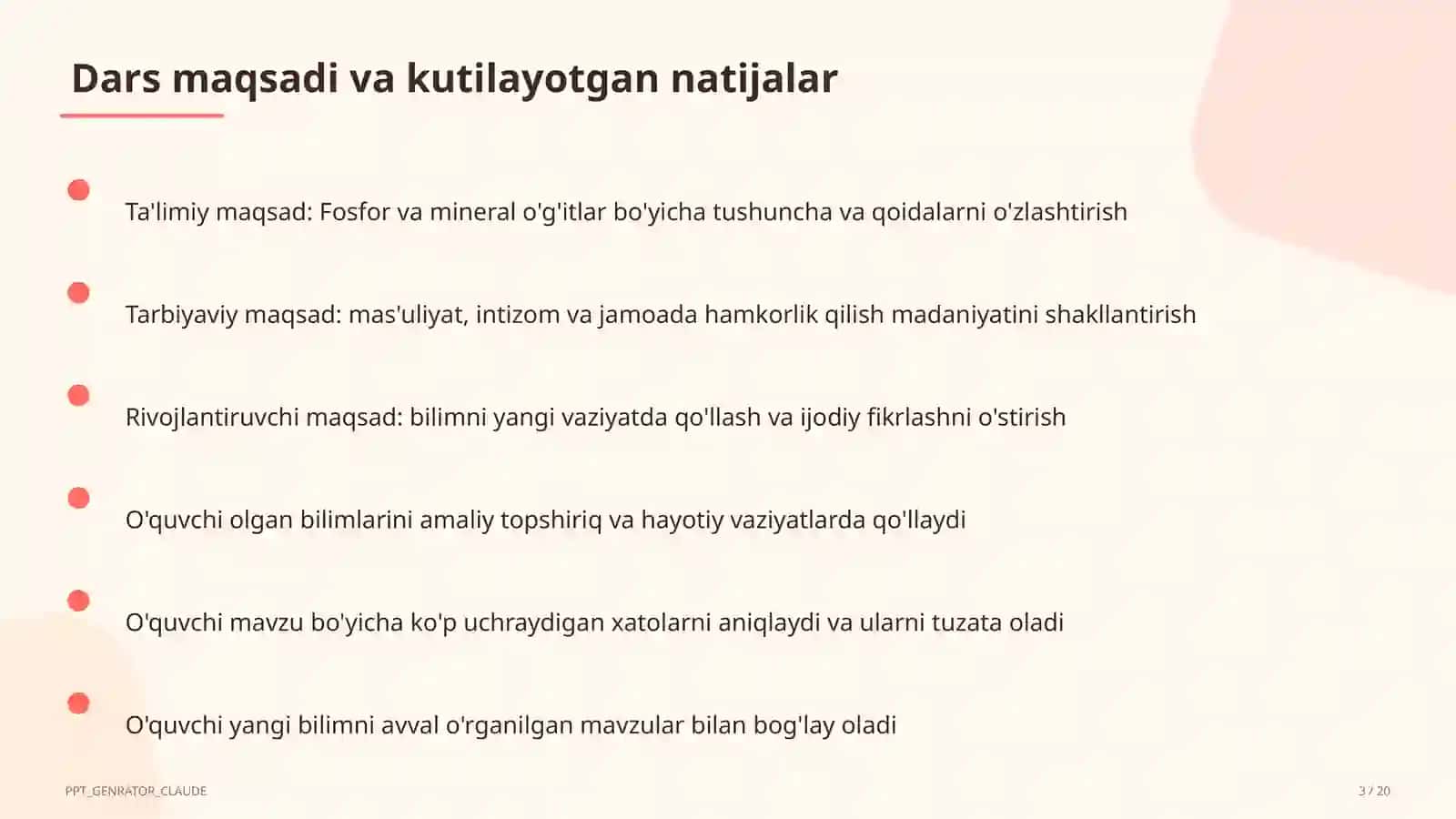 Fosfor va mineral o'g'itlar (9-sinf) 3