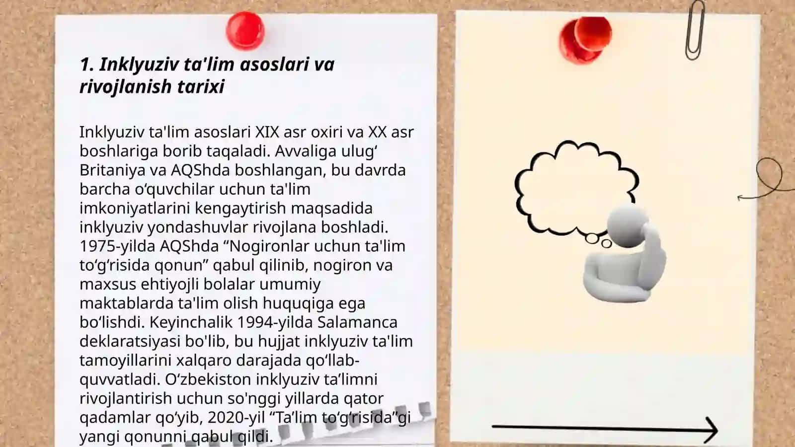Inklyuziv ta'lim asoslari va rivojlanish tarixi 3