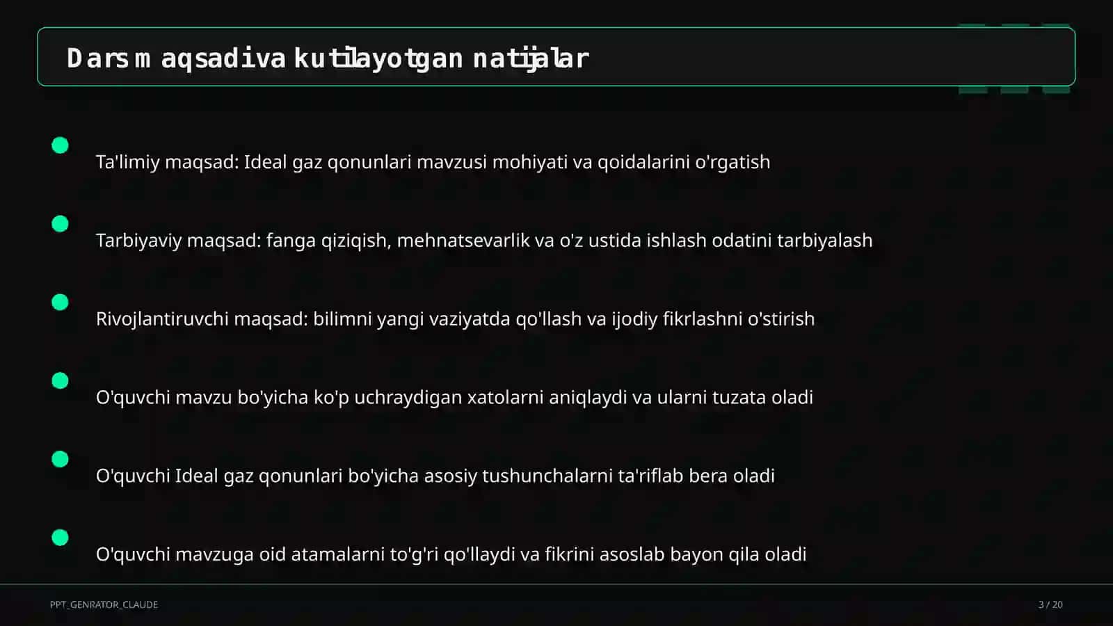 Ideal gaz qonunlari (10-sinf) 3