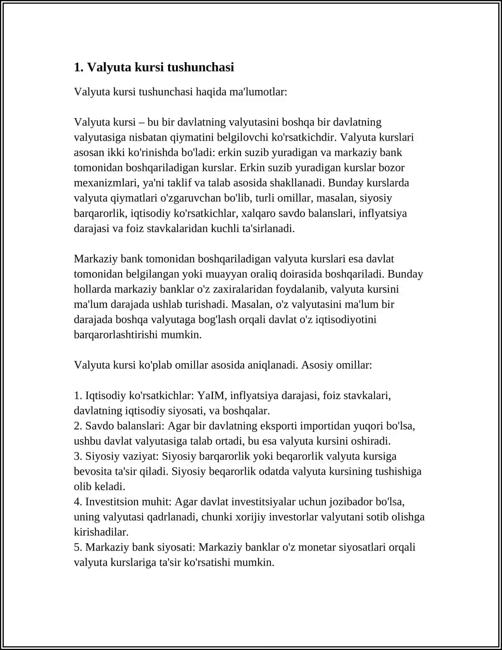 VALYUTA KURSI 3