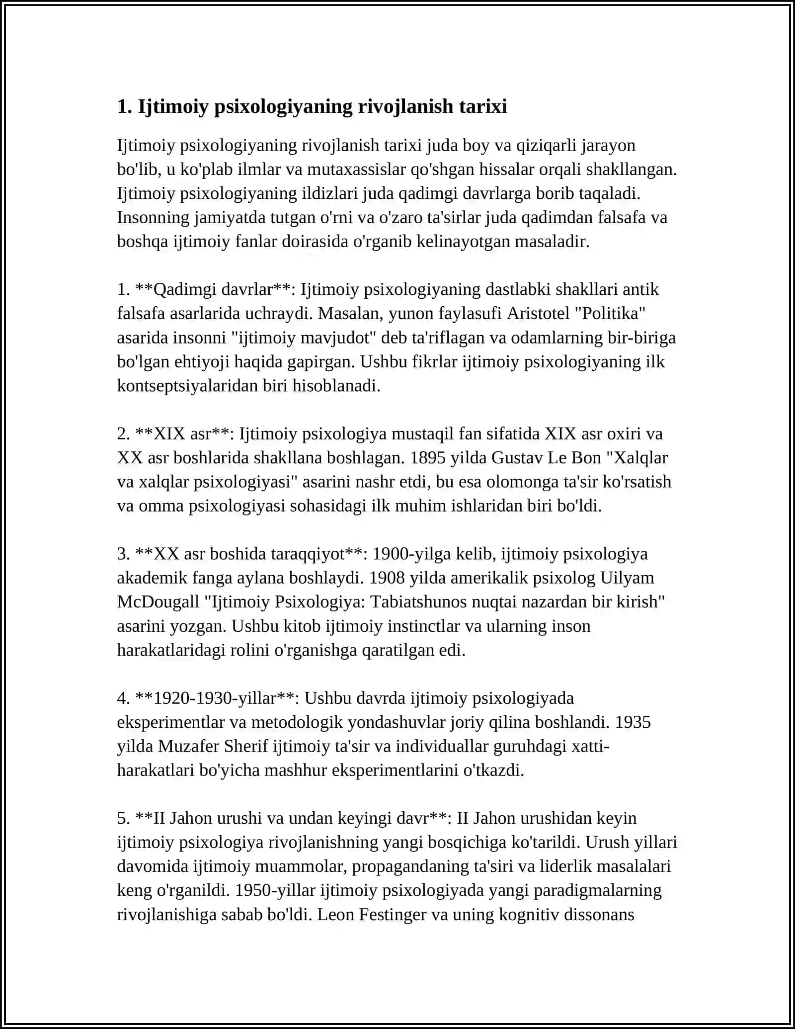 Ijtimoiy psixologiya fani mazmuni 3