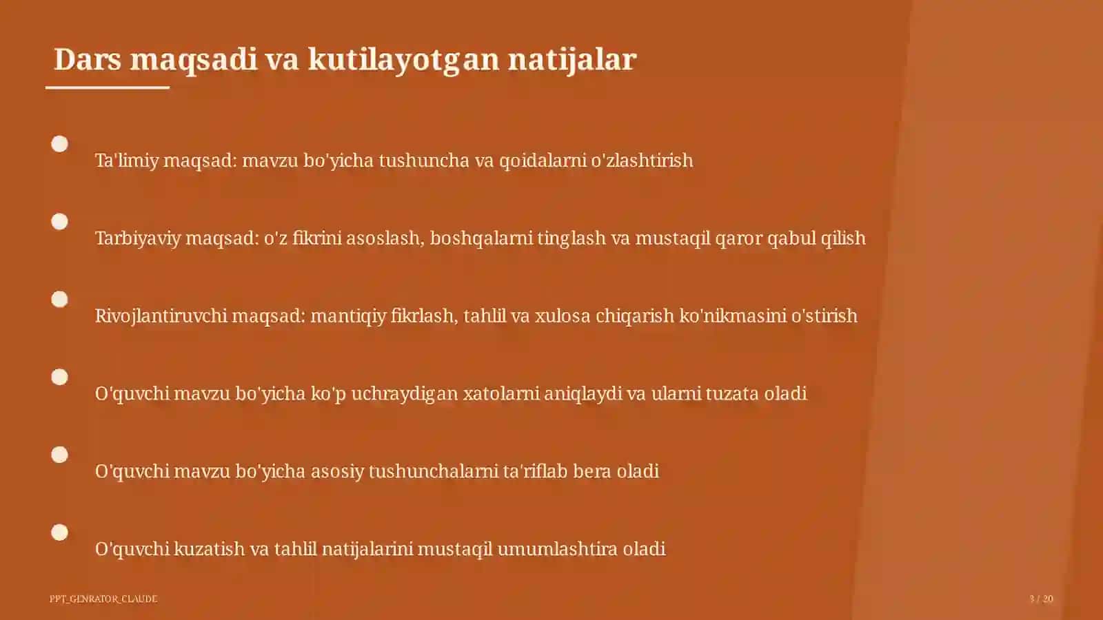 Xaritani o'qish va shartli belgilar (4-sinf) 3