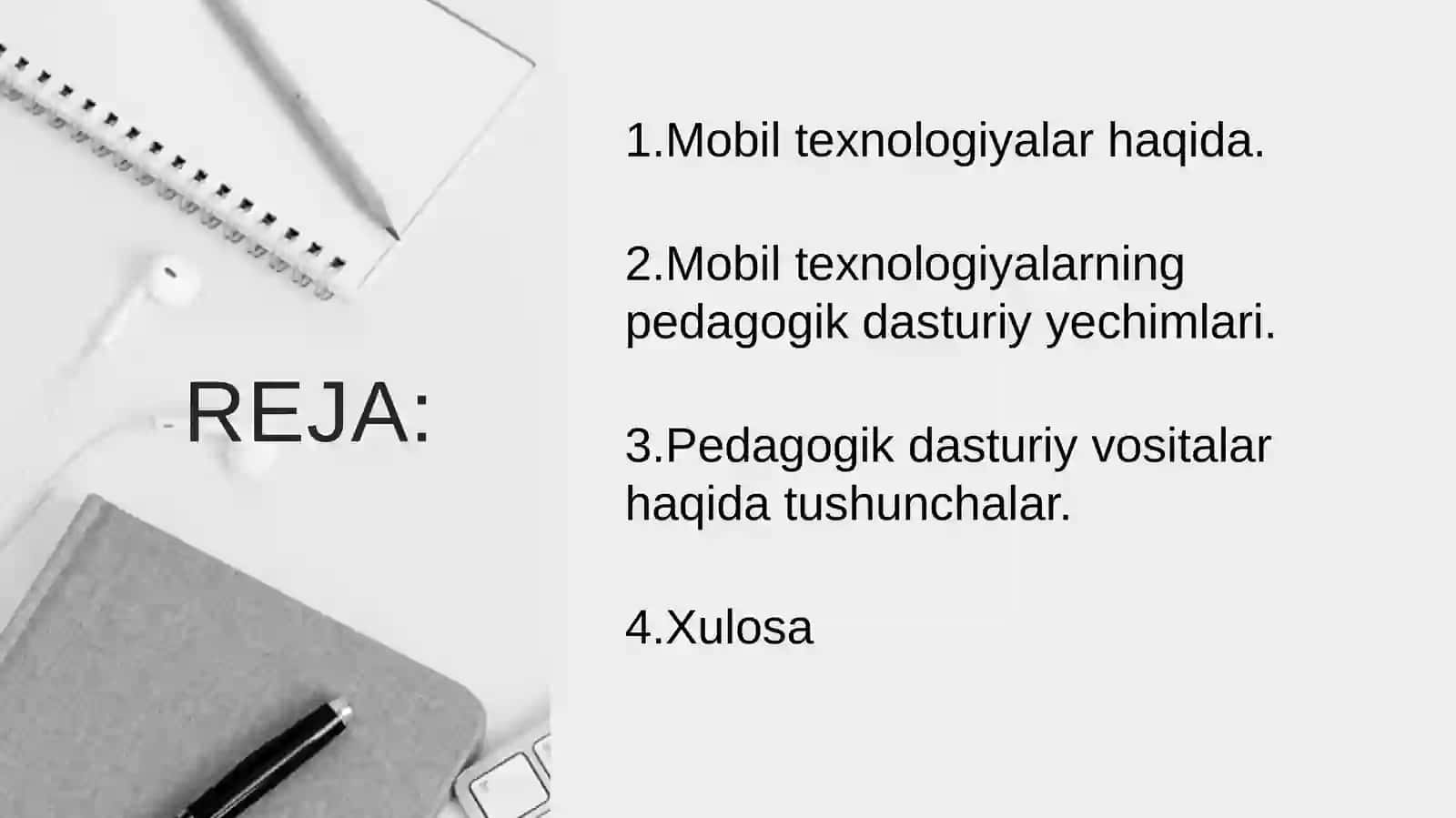 Mobil texnologiyalarni pedagogik dasturiy yechimlari va pedagogik dasturiy vositalar yaratish tizimlari. 3