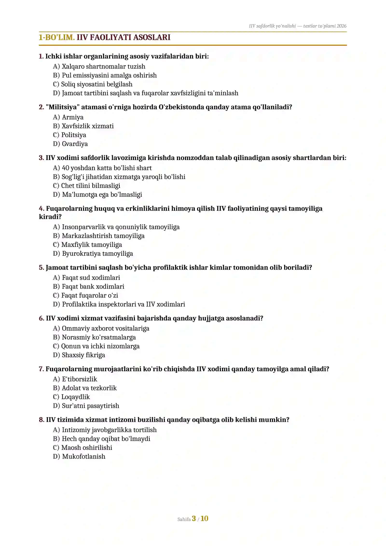 IIV safdorlik testlar 3
