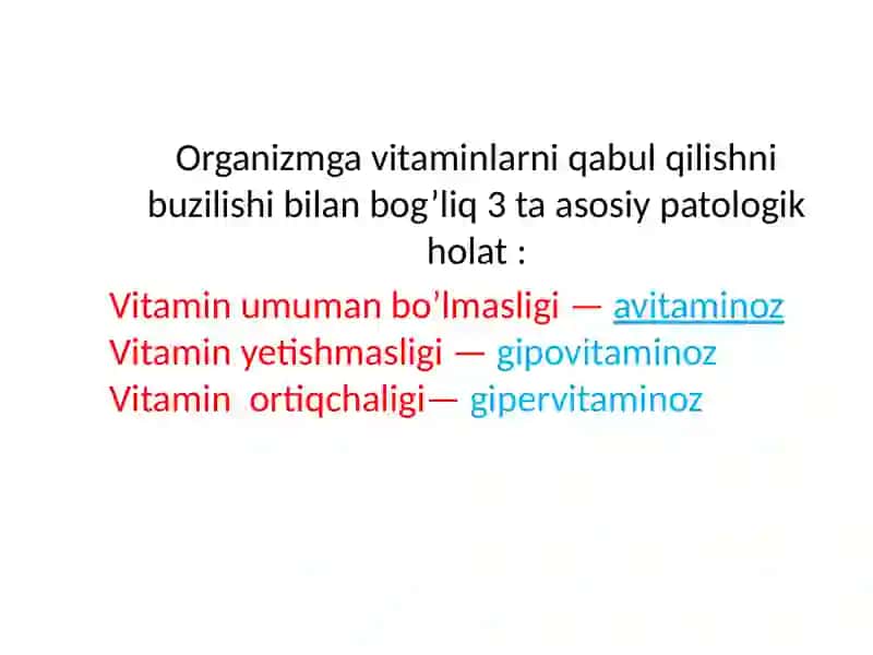 Vitaminlar 3