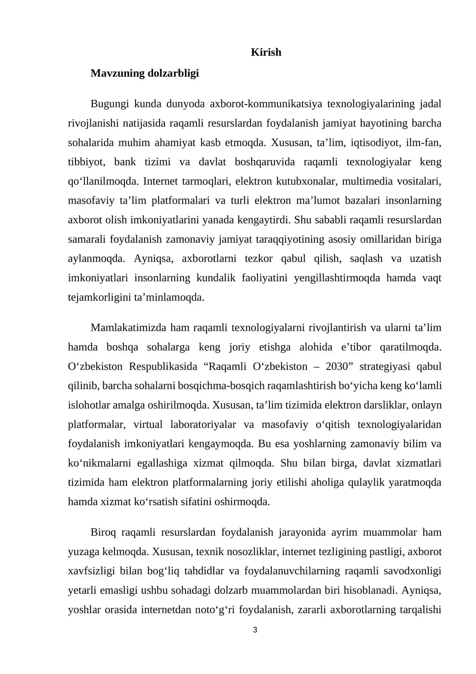Raqamli resurslardan foydalanishda uchraydigan muammolar va ularni hal etish yo`llari 3