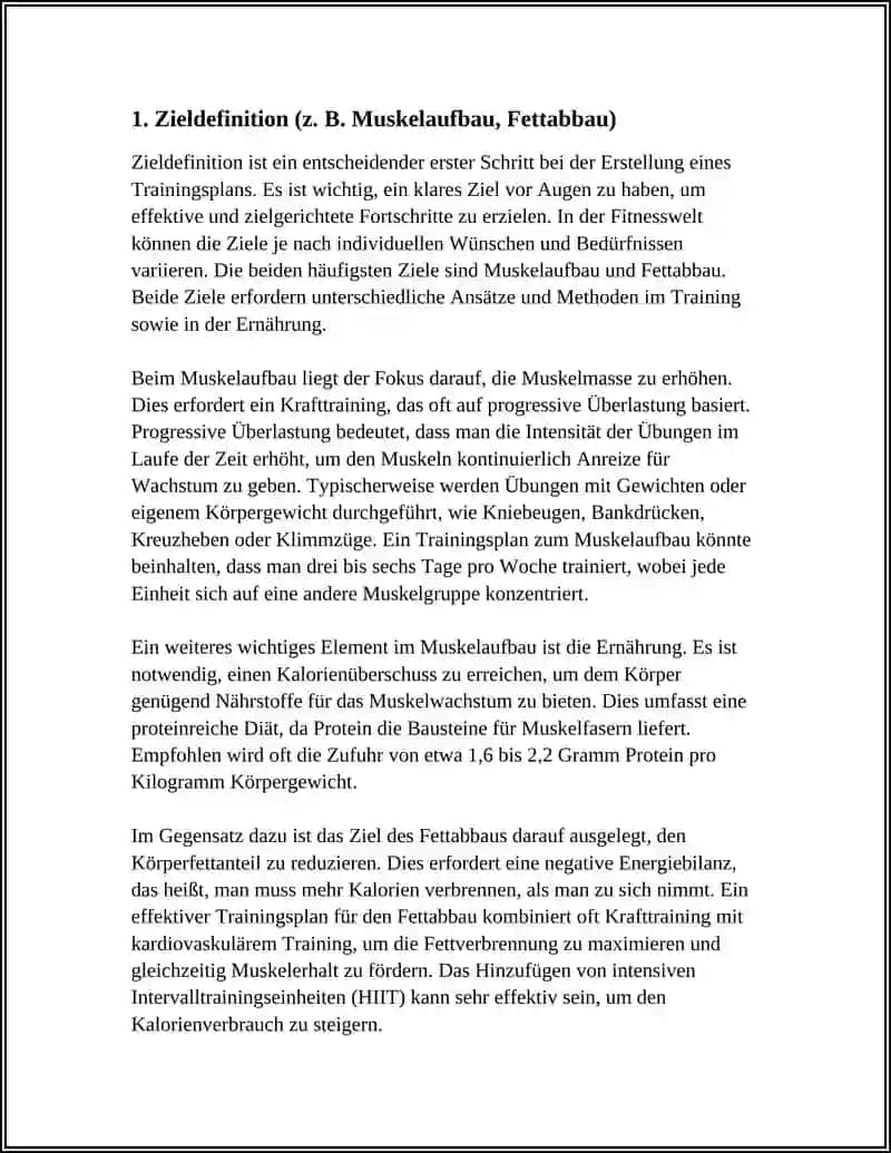 TRAINING PLANEN 3