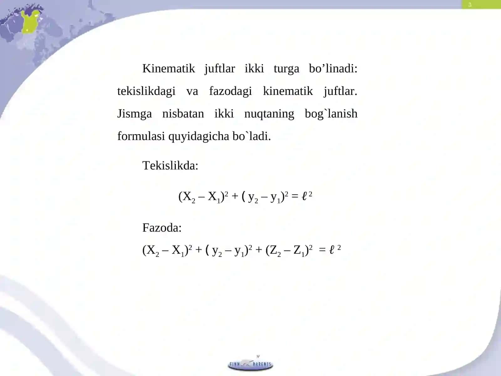 KINEMATIK JUFTLAR VA ULARNING TURLARI 3