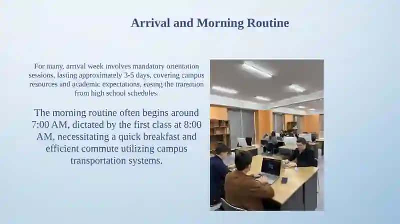 Arrival to Academics 3