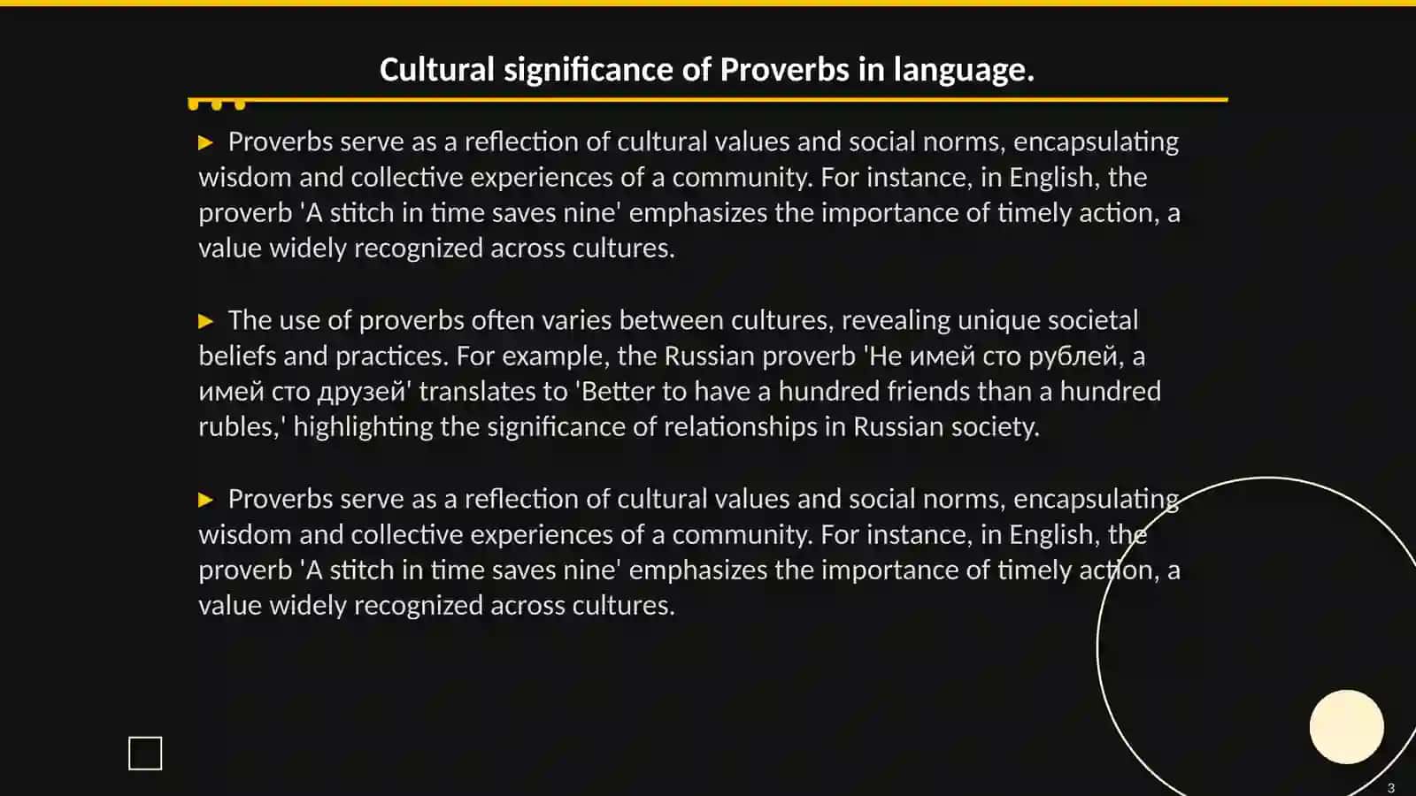 Linguocultural analysis of phraseological units and proverbs 3