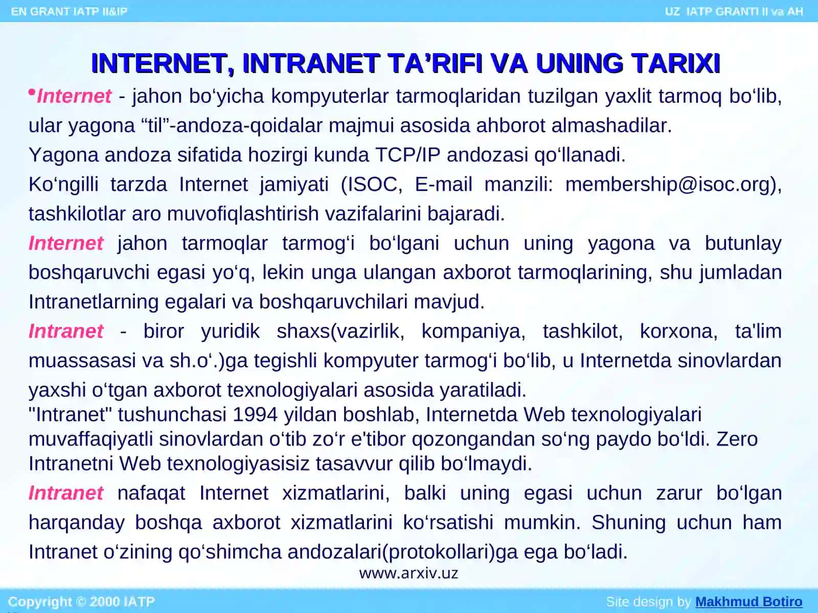 Internetasoslari 3