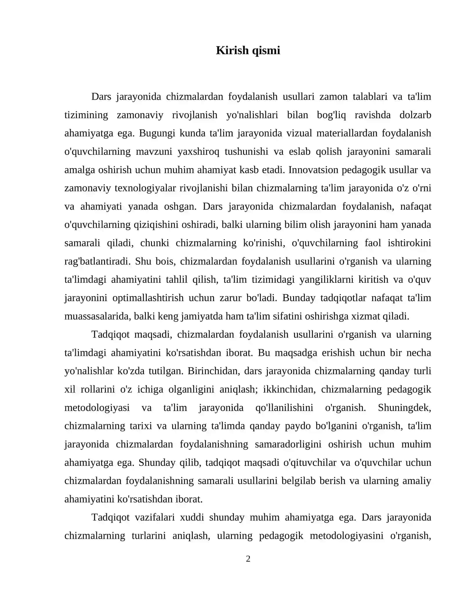 Dars jarayonida chizmalardan foydalanish usullari 3