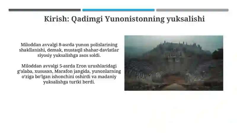 Qadimgi yunon sevilizatsiyasi 3