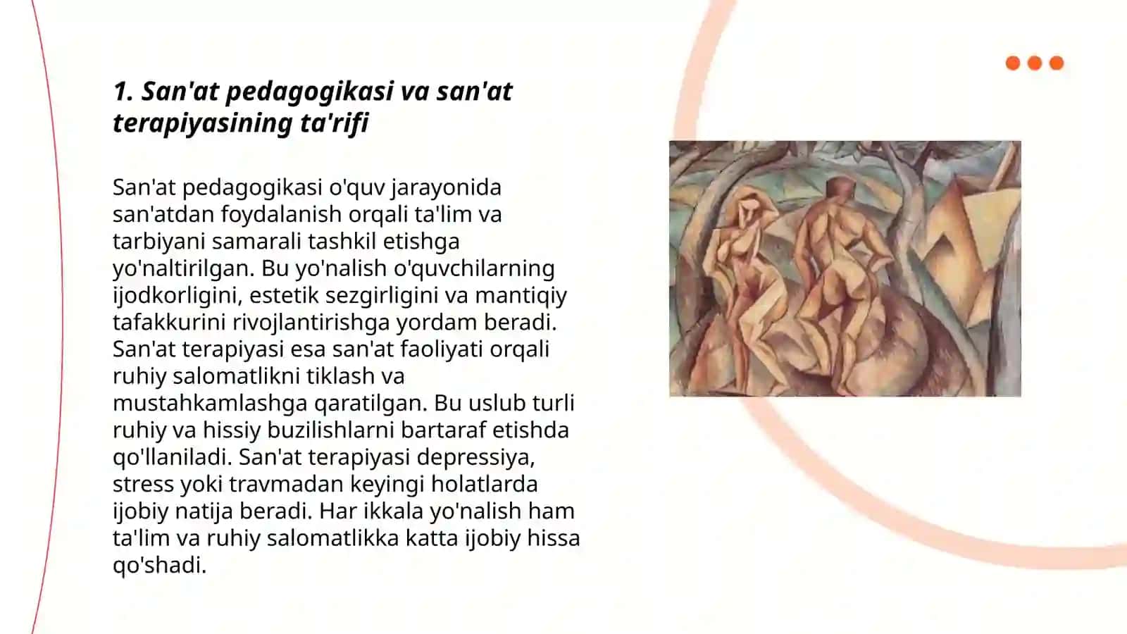 San'at pedagogikasi va san'at terapiyasining ta'rifi 3
