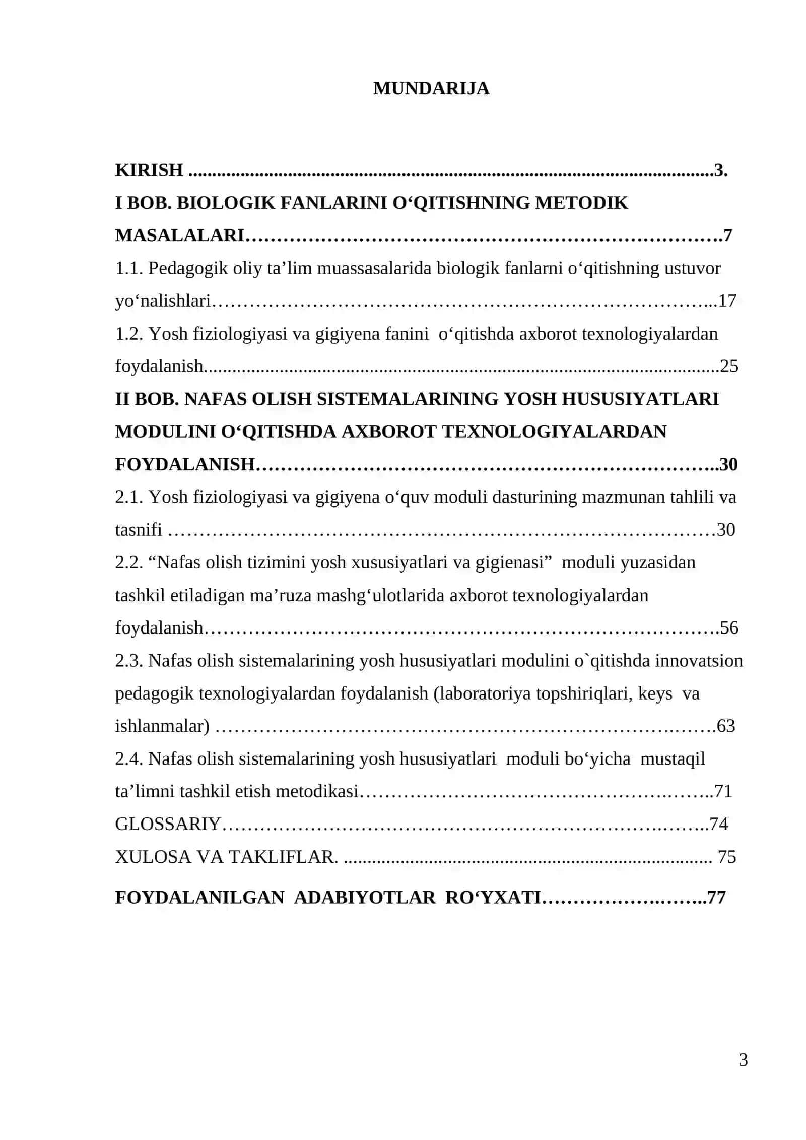 Nafas olish tizimlarining yosh oid xususiyatlari 3
