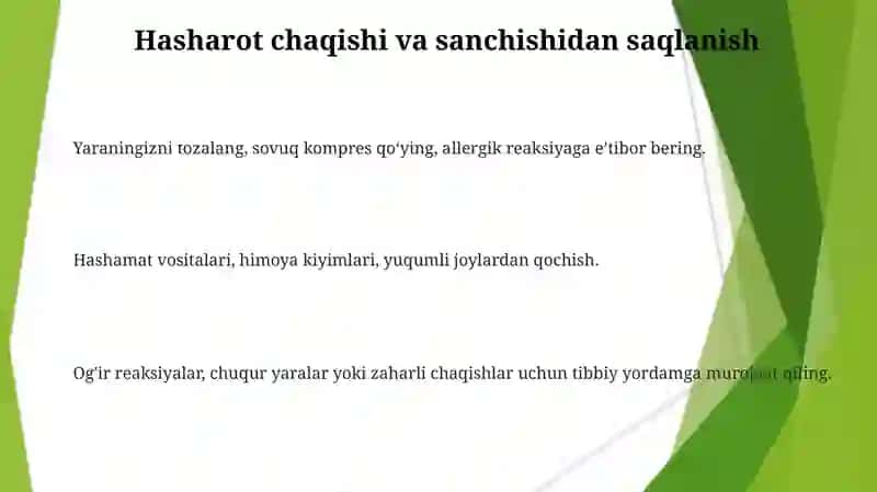 Chaqish va ilk yordam 3