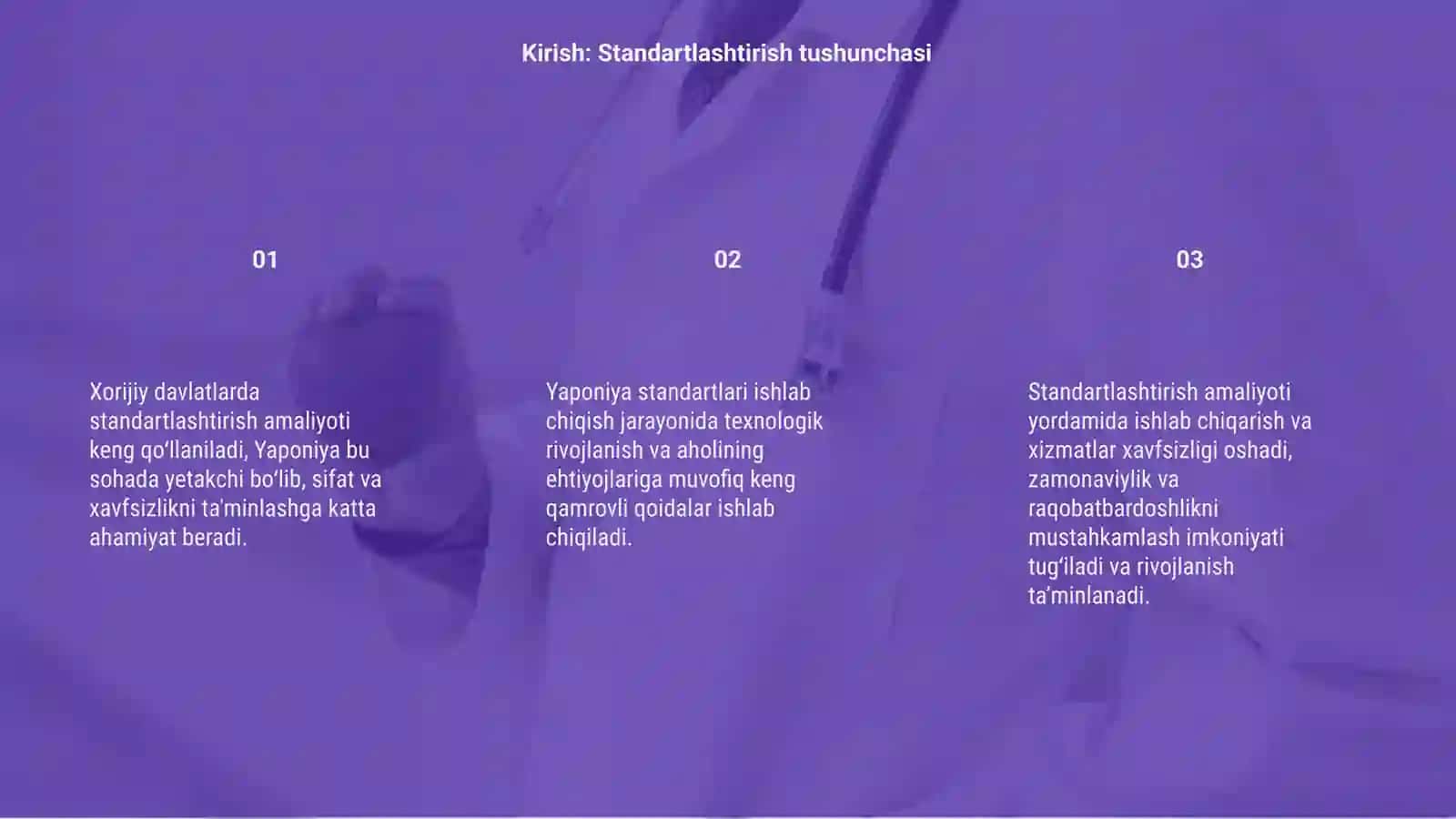 Xorijiy davlatlarda standartlashtirish amaliyoti: Yaponiya misolida 3