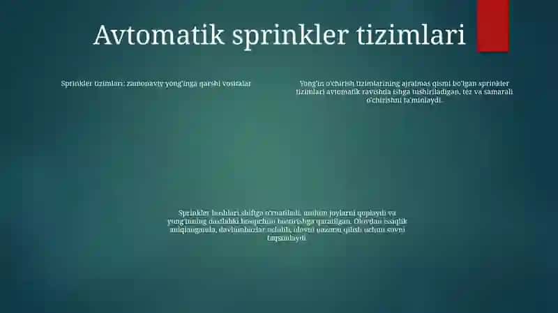 Yonğindan Himoyalanishning Zamonaviy Texnik Vositalari 3