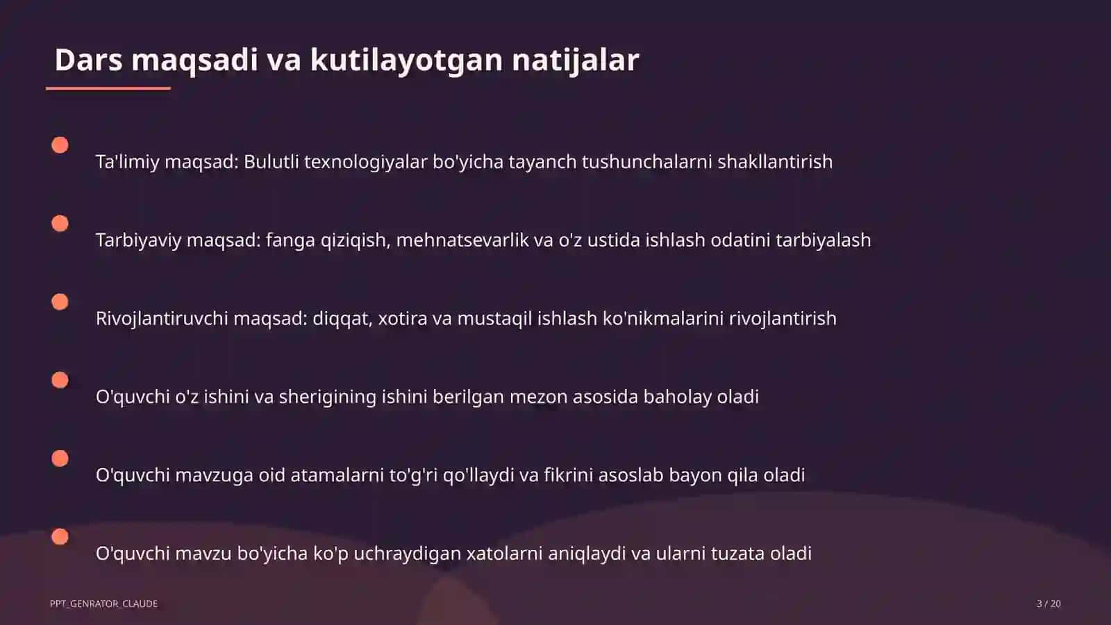 Bulutli texnologiyalar (11-sinf) 3