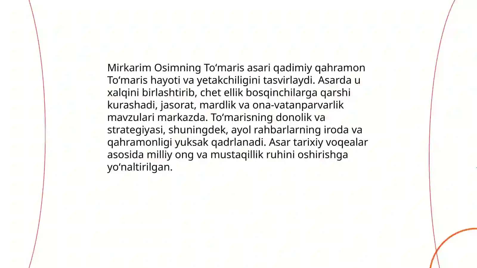 Mirkarim Osim "Toʻmaris" 3