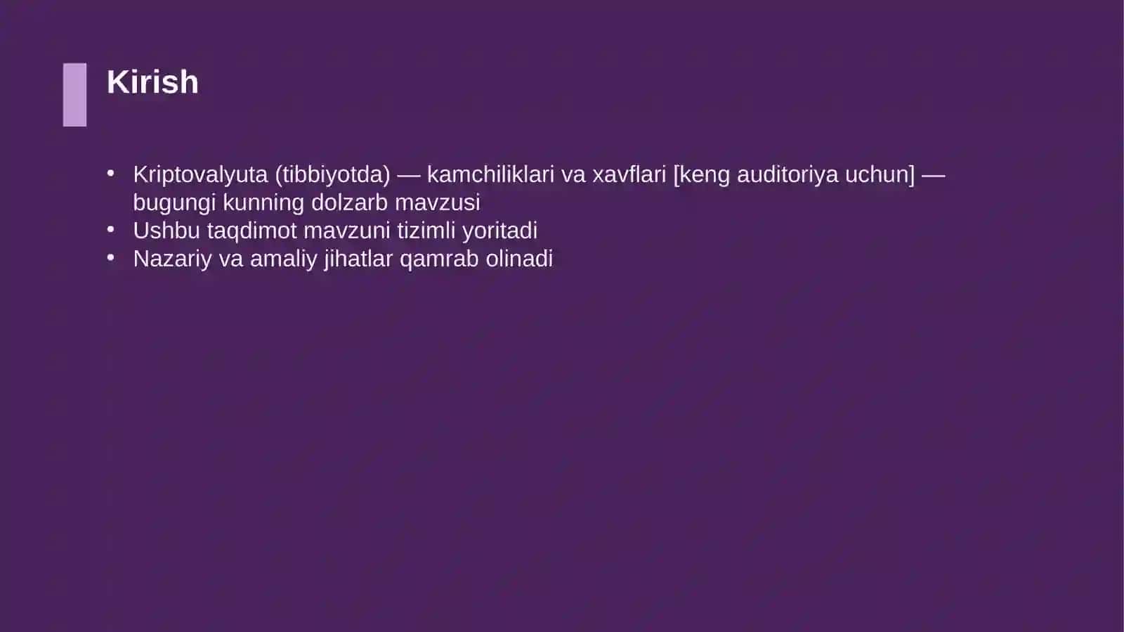 Kriptovalyuta (tibbiyotda) — kamchiliklari va xavflari [keng auditoriya uchun] 3