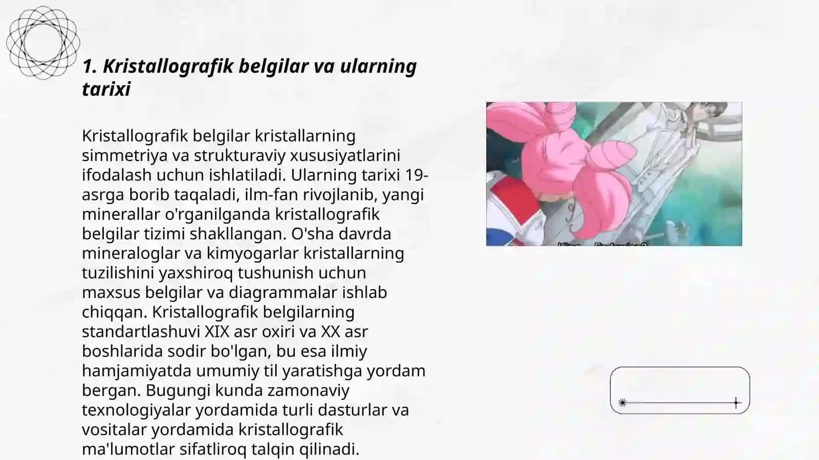 Kristallografik belgilashlar haqida ma'lumot 3