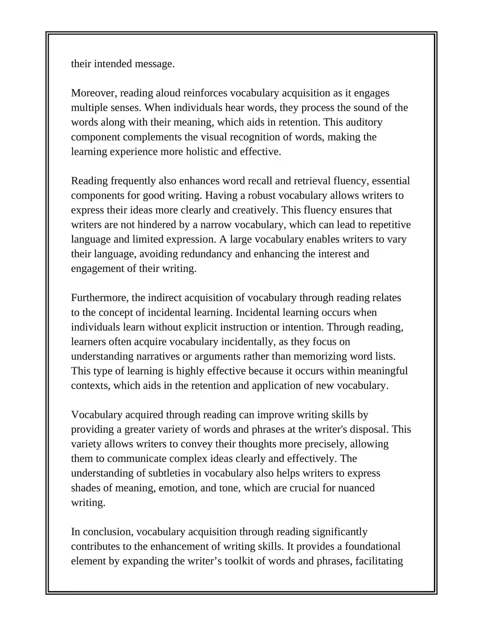 THEM READING IMPROVES WRITING SKILLS 3