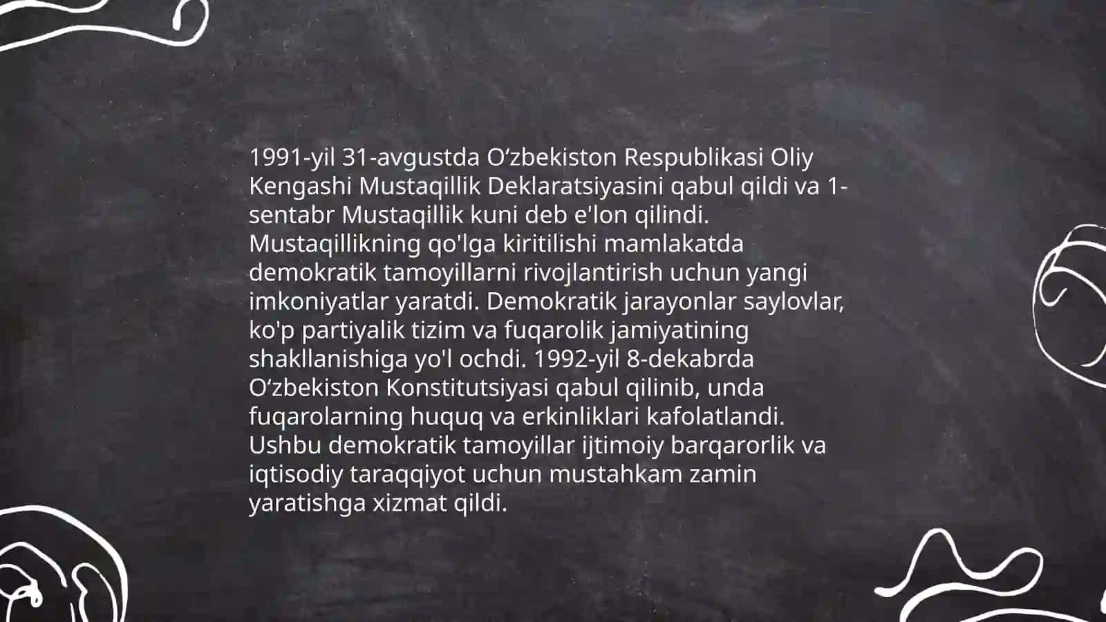 Ozbekistonda demokratik, fuqarolik jamiyati asoslarining shakllanishi, amalga oshirilgan siyosiy islohotlar 3