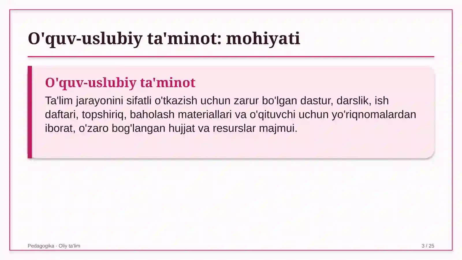 tovar xomashyo birjasida o'quv uslubiy ta'minot 6445 3