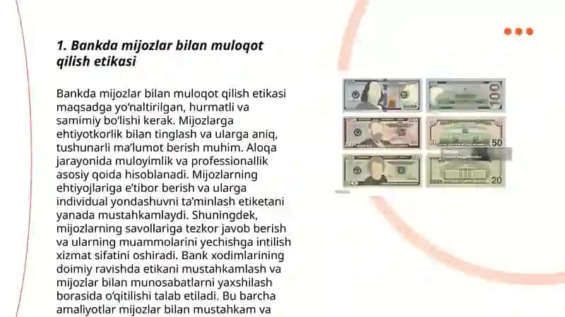 Bank etikasi va etiketi 3