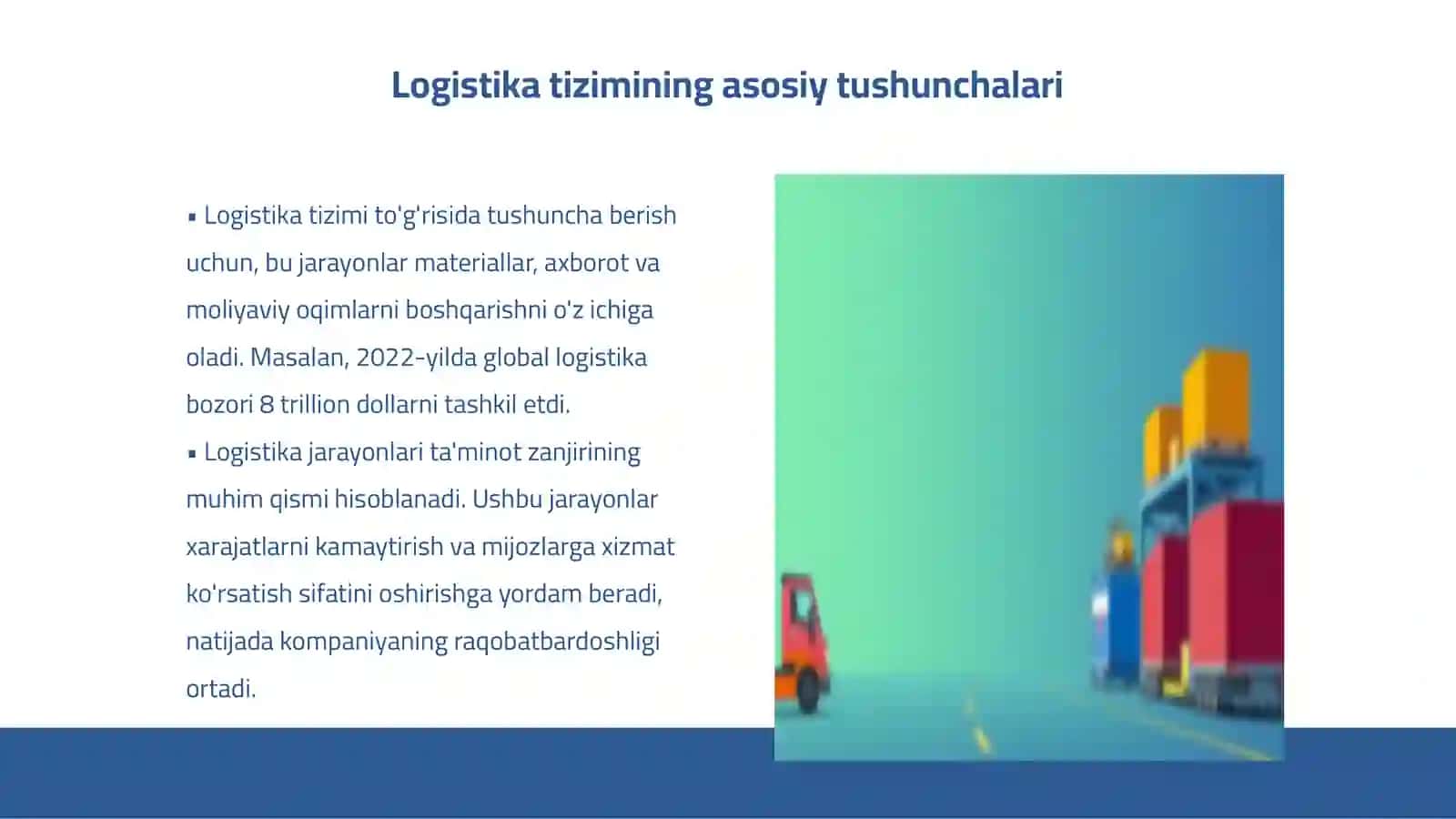 Logistika tizimi 3